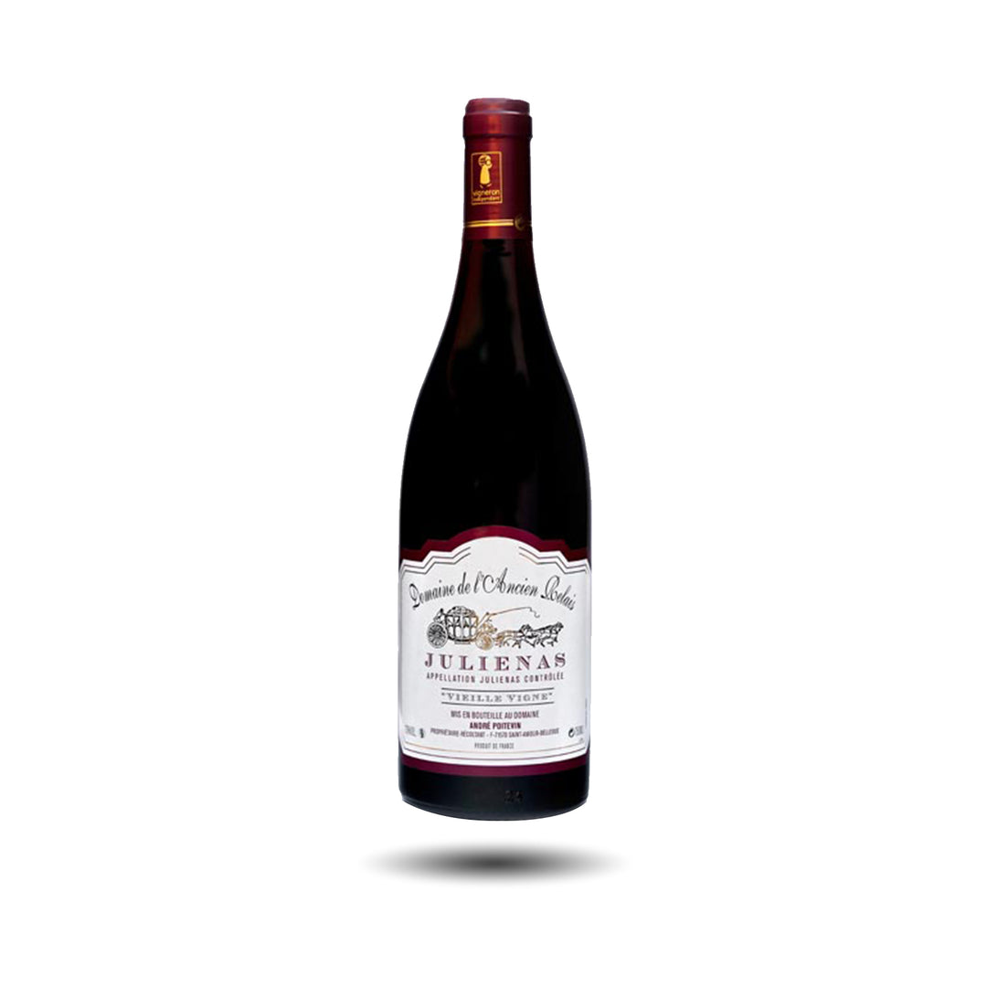 Botella de Juliénas Domaine de l'Ancien Relais 2023, vino tinto francés del Beaujolais – Les Dix Vins
