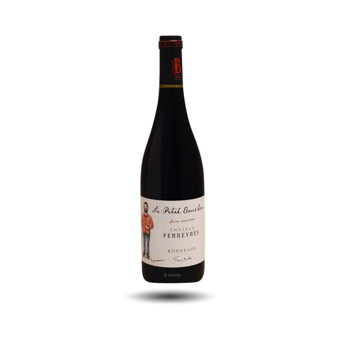 Botella de Bordeaux Château Ferreyres Petit Bouchon Rouge 2022, vino tinto francés de Burdeos – Les Dix Vins