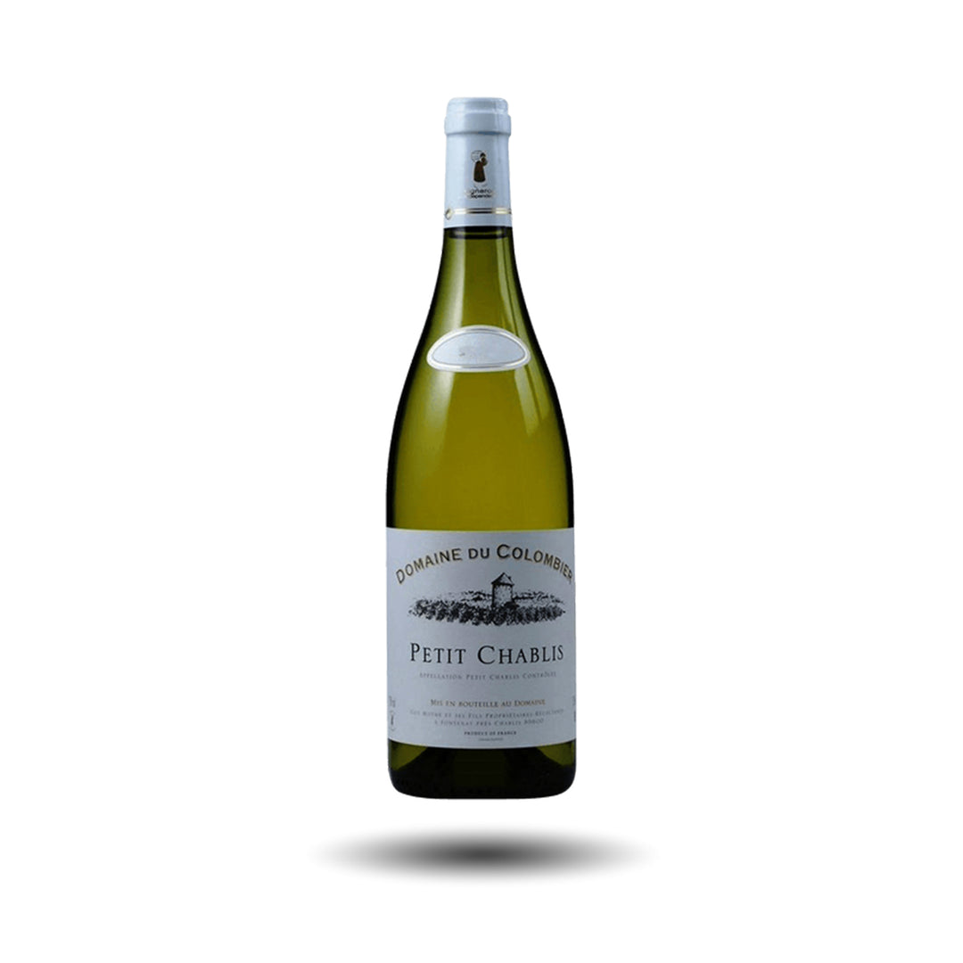 Botella de Petit Chablis Domaine du Colombier 2023, vino blanco francés de Borgoña – Les Dix Vins