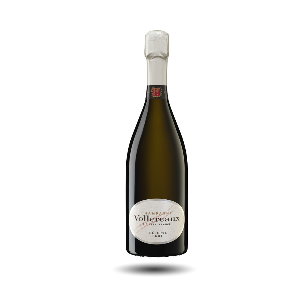 Botella de Champagne Vollereaux Brut Reserve, champagne francés – Les Dix Vins