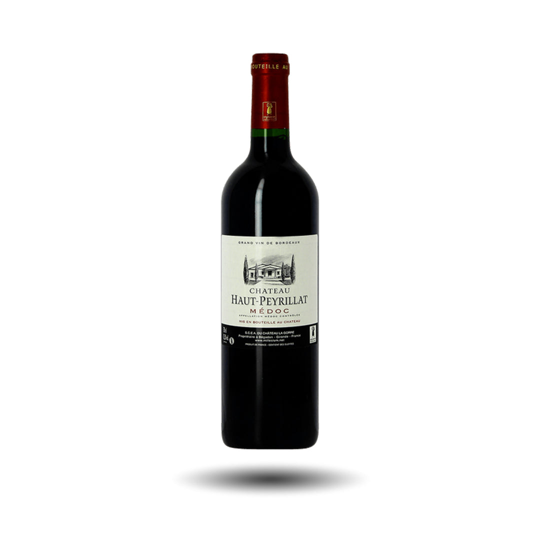 Botella de Médoc Château Haut Peyrillat 2021, vino tinto francés de Burdeos – Les Dix Vins