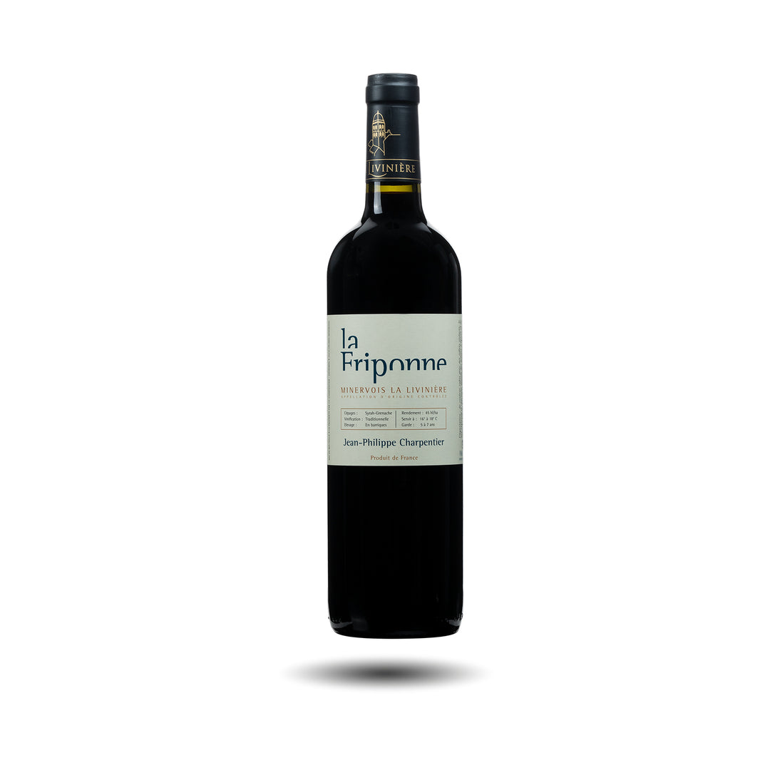 Botella de Minervois La Livinière Jean-Philippe Charpentier La Friponne 2022, vino tinto francés del Languedoc-Rosellón – Les Dix Vins