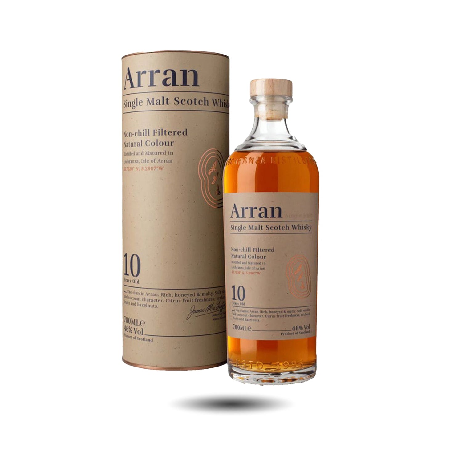 Single Malt Scotch Whisky - Arran, 10 years, 46°