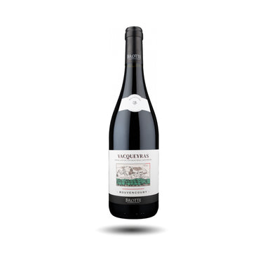 Botella de Vacqueyras Brotte Bouvencourt 2024, vino tinto francés del Valle del Ródano – Les Dix Vins