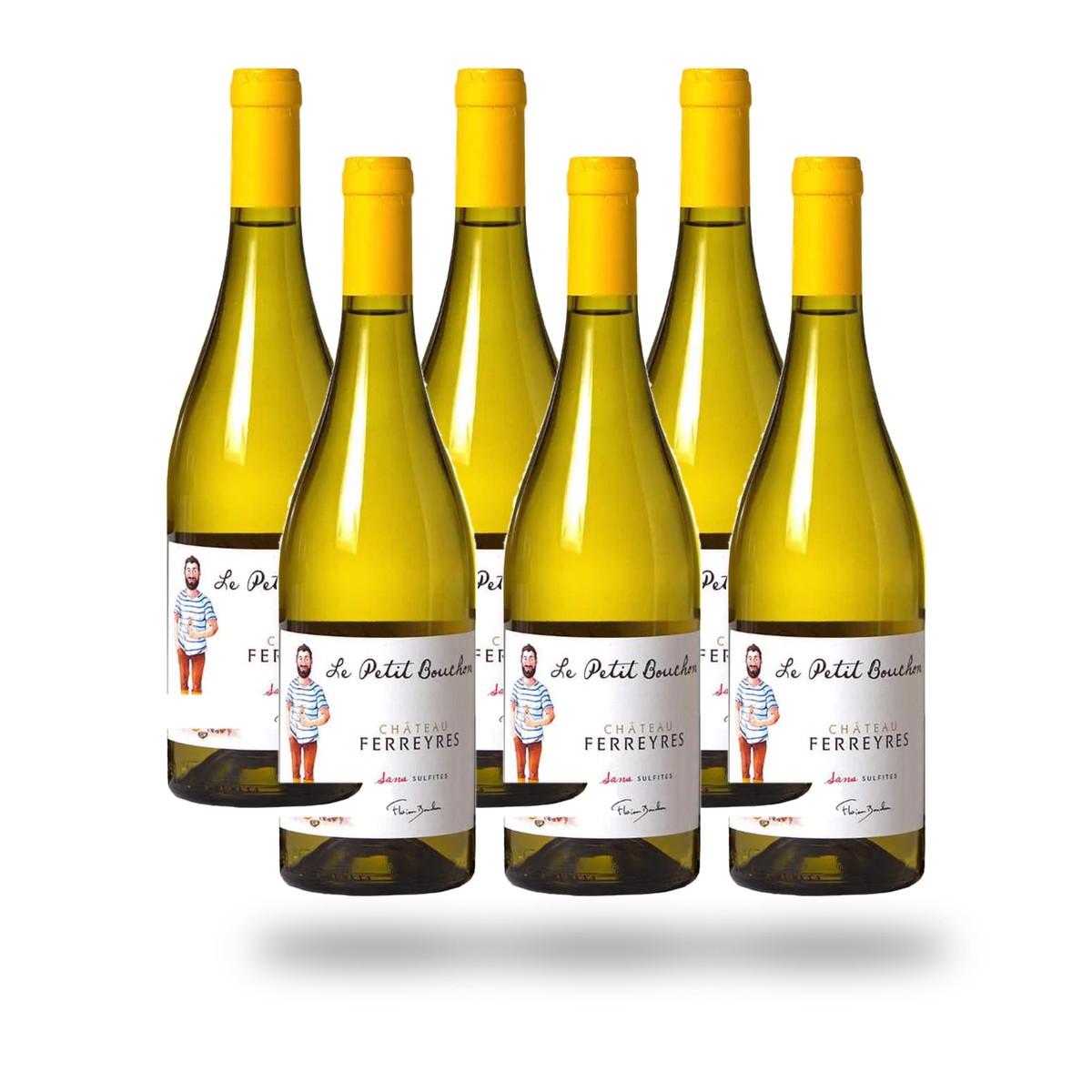 Caja 6 botellas Bordeaux Château Ferreyres Petit Bouchon Blanc 2022