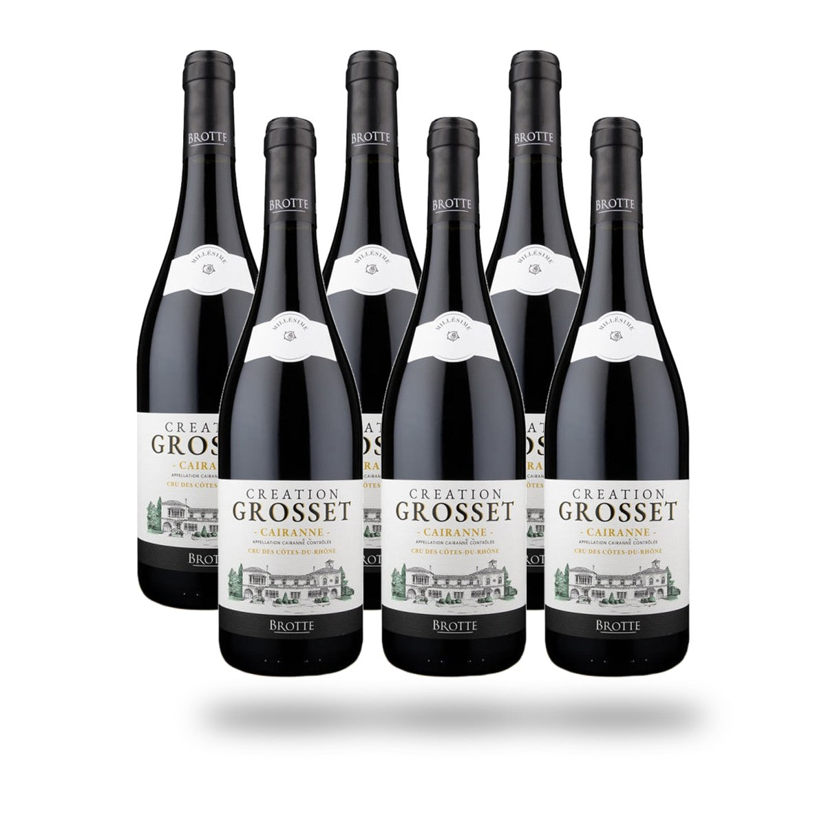 Caja 6 botellas Cairanne Brotte Creation Grosset 2022