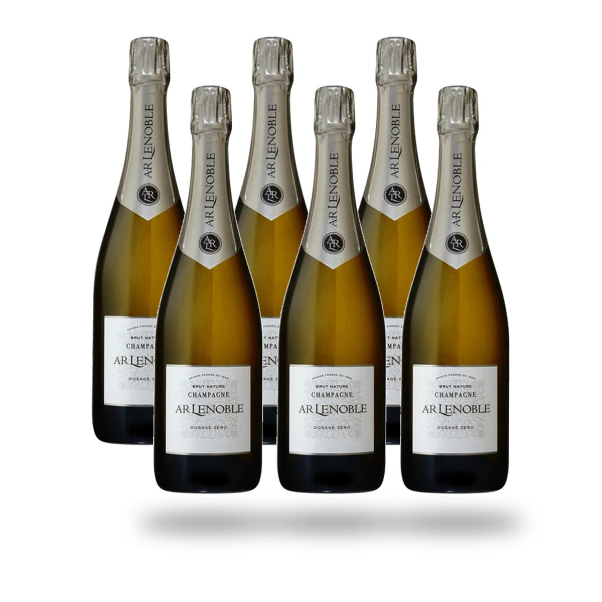 Caja 6 botellas Champagne AR Lenoble Brut Nature Zero Dosage