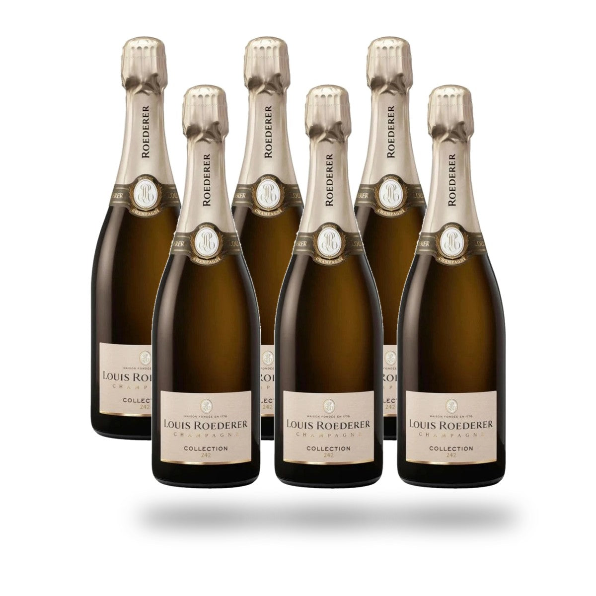 Caja 6 botellas Champagne Louis Roederer Brut Collection