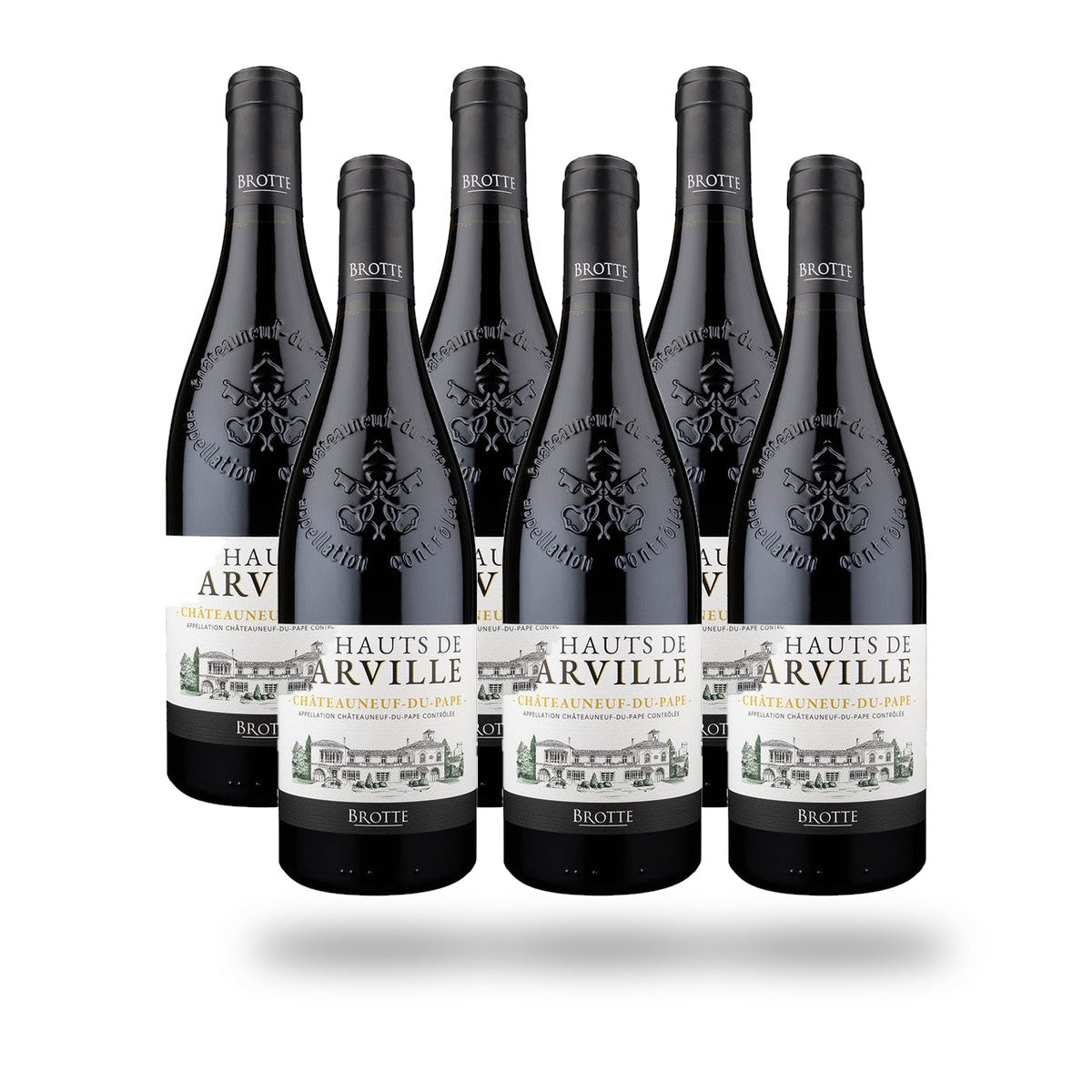 Caja 6 botellas Chateauneuf du pape Brotte Haut de Barville 2023