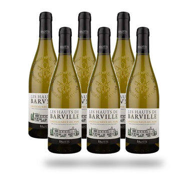 Caja 6 botellas Châteauneuf-du-Pape Brotte Les Hauts de Barville Blanc 2025