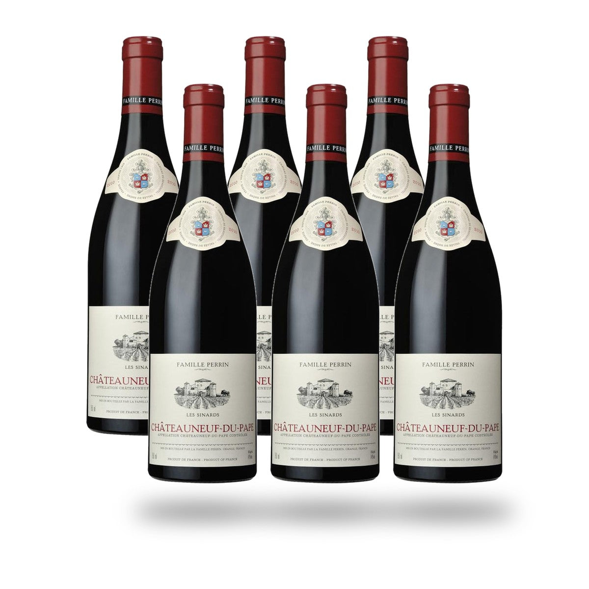 Caja 6 botellas Châteauneuf-du-Pape Famille Perrin Sinard 2022