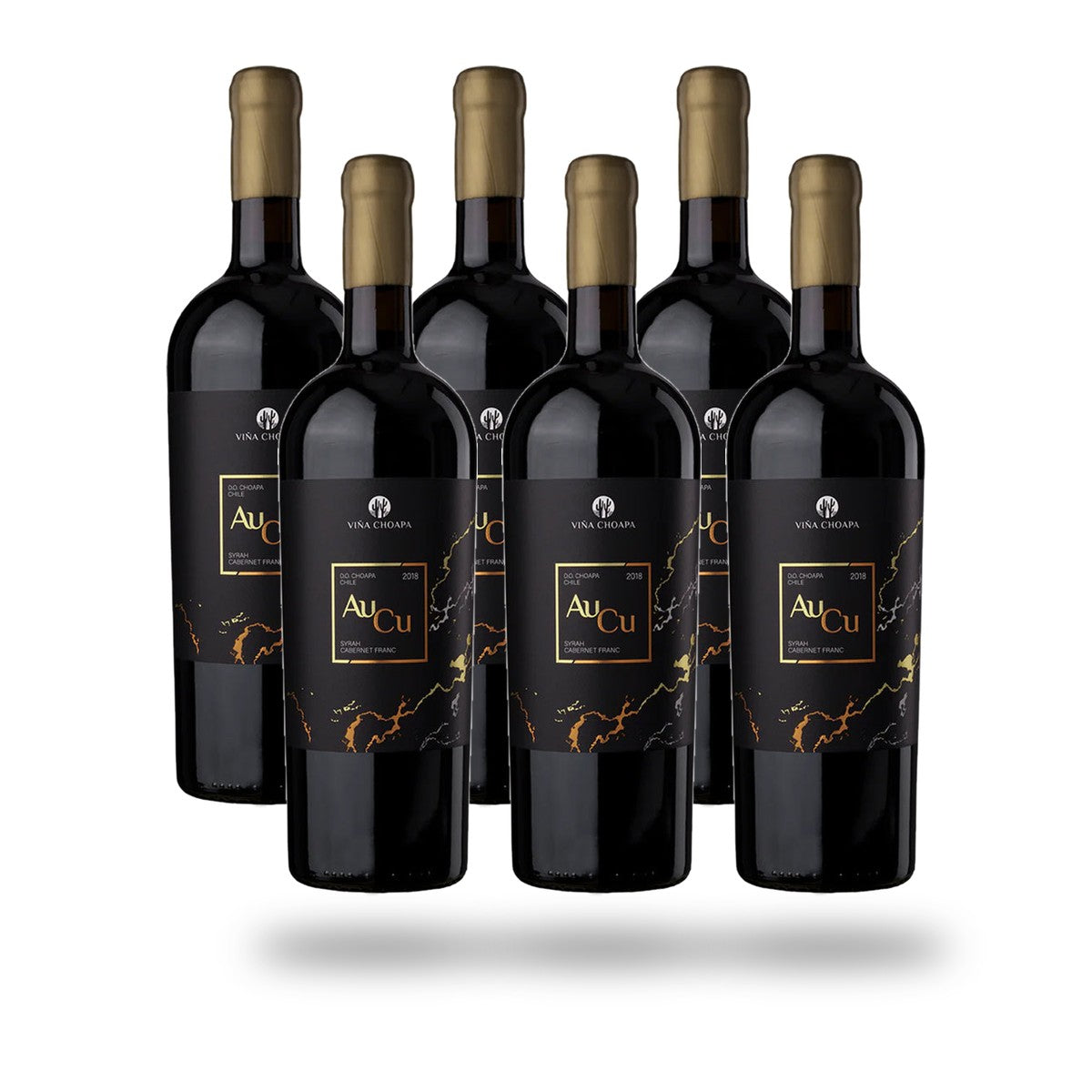 Caja 6 botellas Choapa AuCu 2020