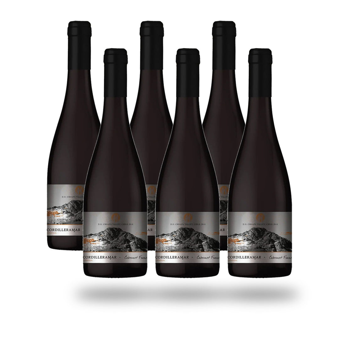 Caja 6 botellas Choapa Cordilleramar Cabernet Franc 2024