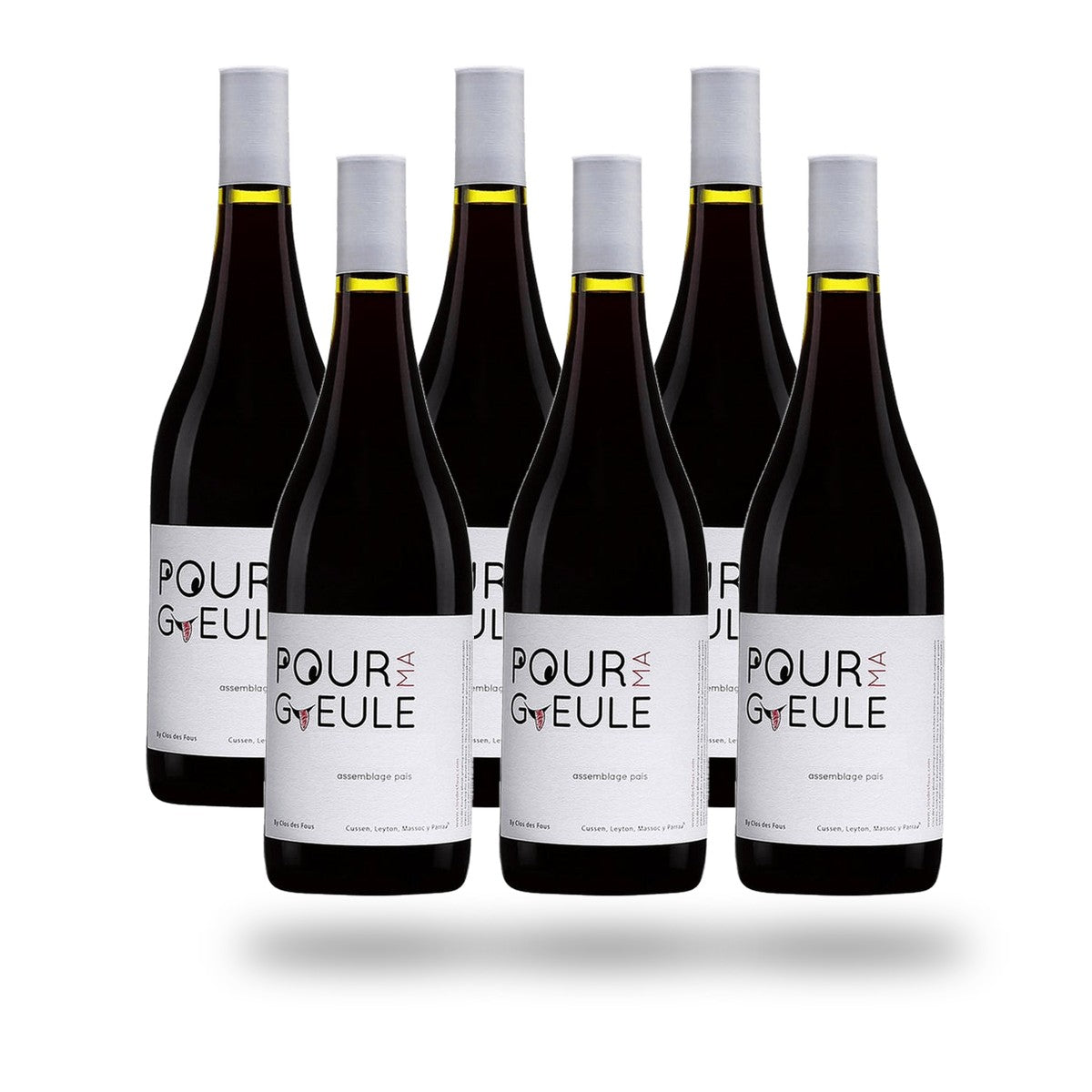 Caja 6 botellas Clos des Fous Pour ma Gueule Assemblage 2022