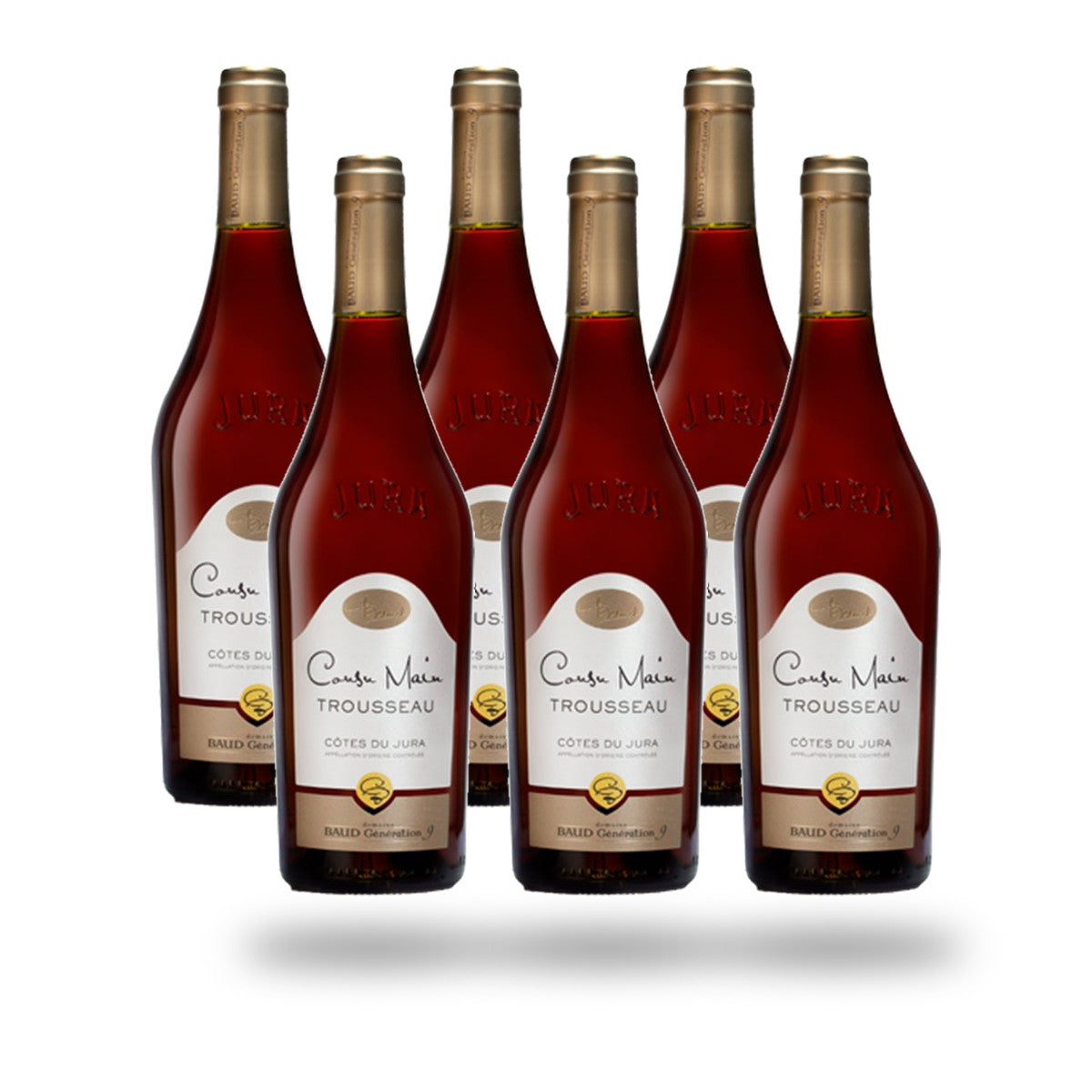 Caja 6 botellas Côtes du Jura Domaine Baud Cousu Main Trousseau 2022