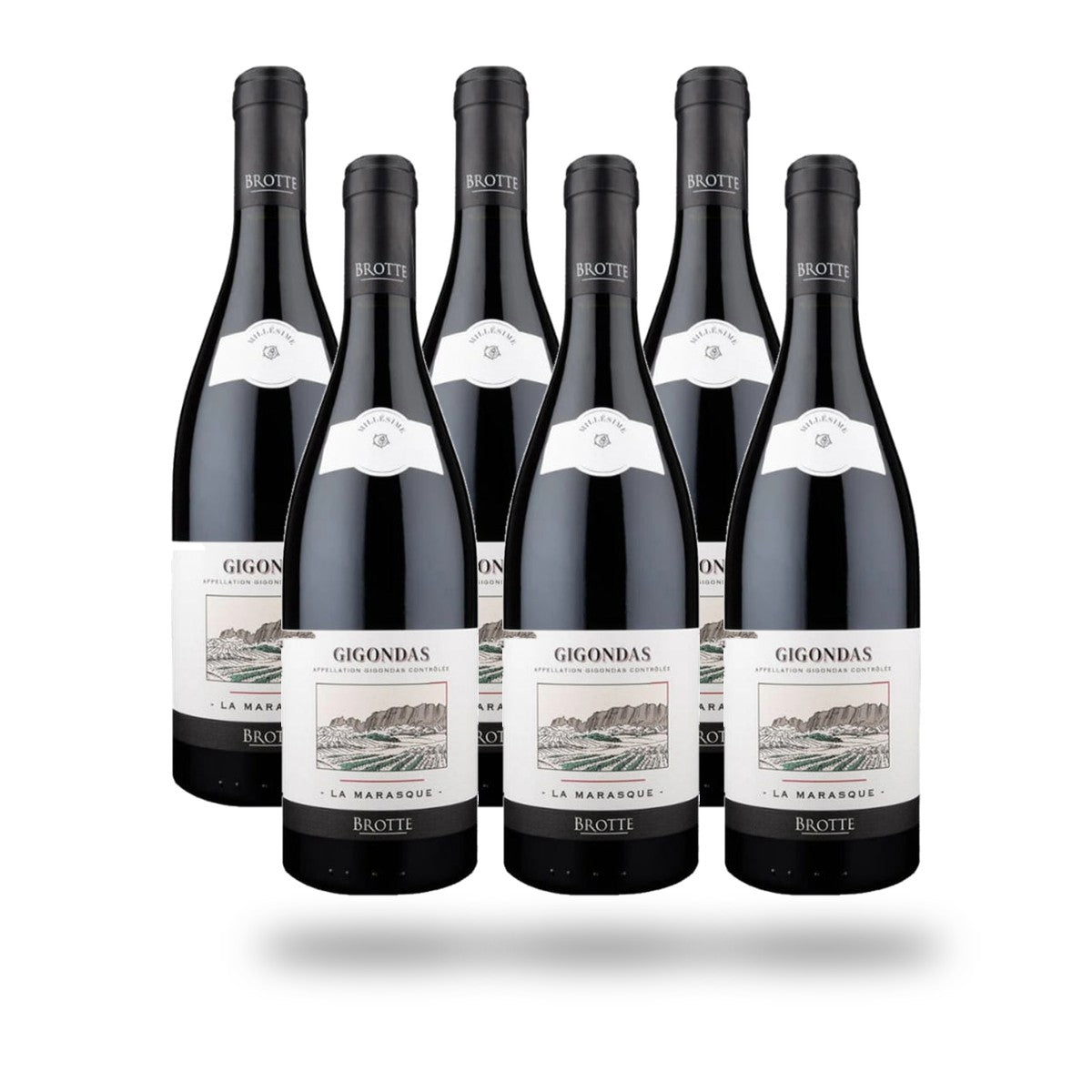 Caja 6 botellas Gigondas Brotte La Marasque 2022