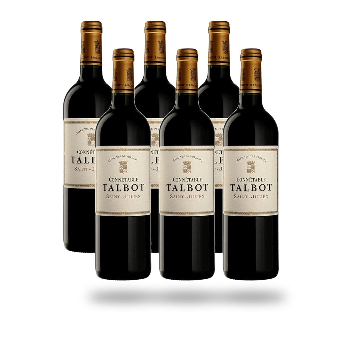 Caja 6 botellas Saint-Julien Château Talbot Connetable de Talbot 2019