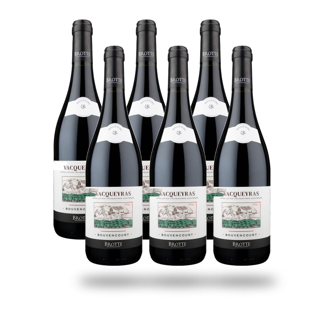 Caja 6 botellas Vacqueyras Brotte Bouvencourt 2024