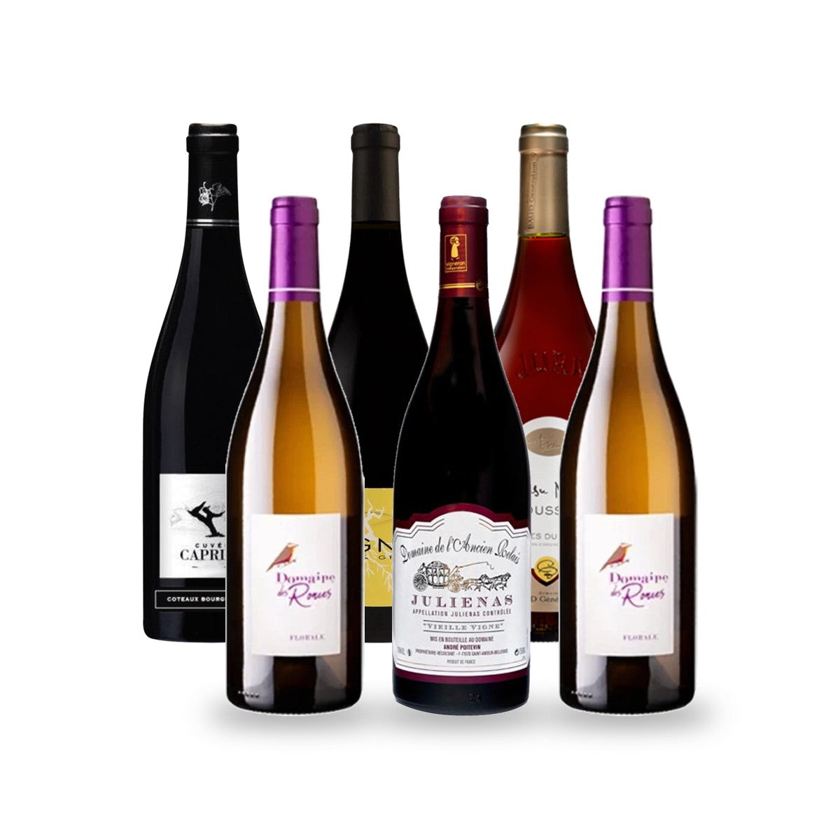 Caja de Vinos Beaujolais, Jura y Savoie - 6 botellas