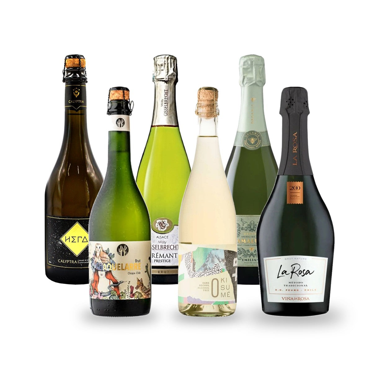 Caja de Vinos Burbujas del Mundo - 6 botellas