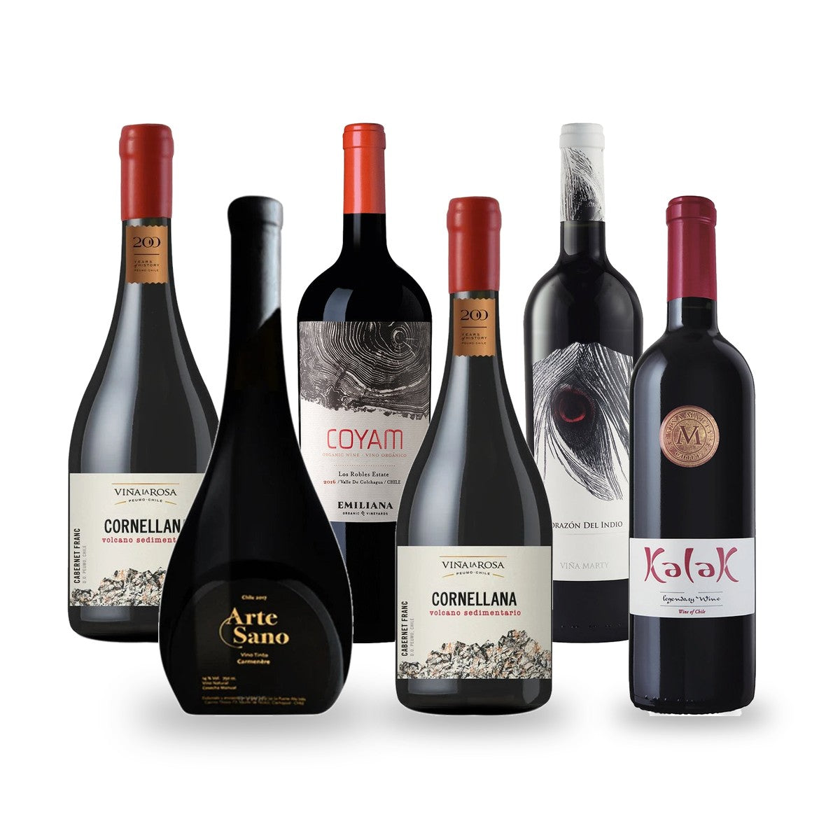 Caja de Vinos Cachapoal y Colchagua - 6 botellas