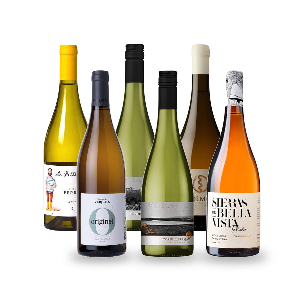 Caja de Vinos para Mariscos y Pescados - 6 botellas