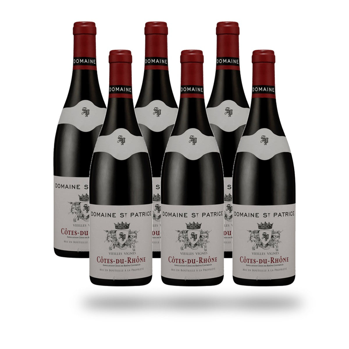 Caja x6 Côtes du Rhône Domaine Saint Patrice Vieilles Vignes 2021