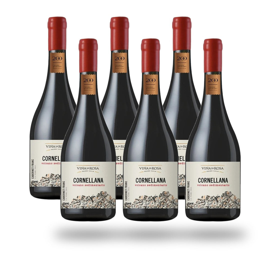 Caja x6 Viña la Rosa Cornellana Volcano Sedimentario Carmenere 2023